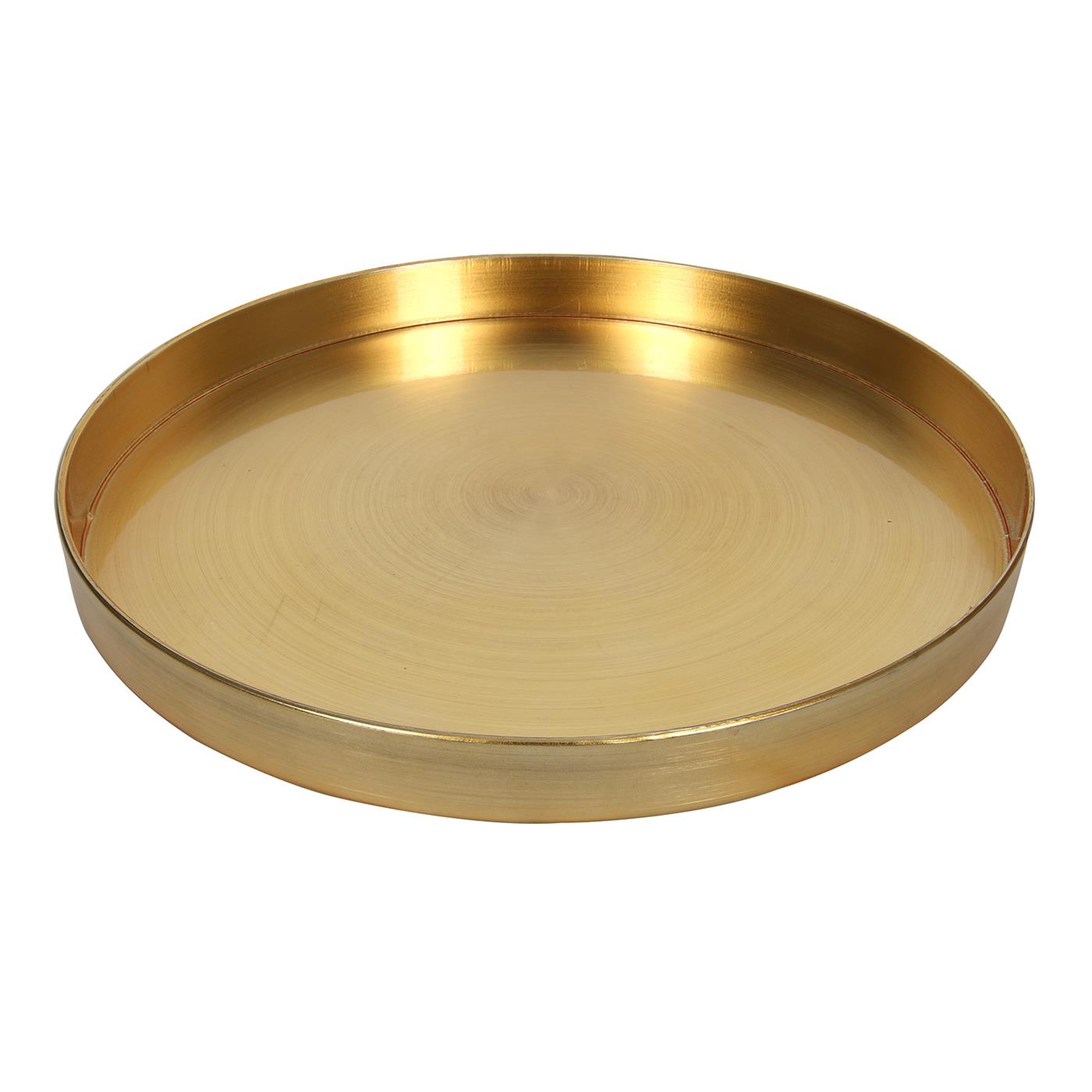 Svenska Living Dienblad goud melamine Ø32xH3cm