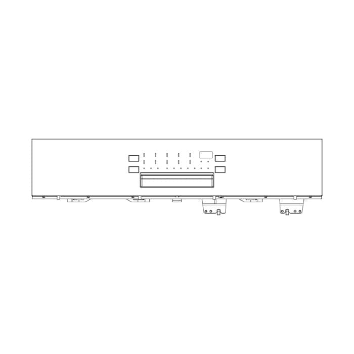 AEG controlepaneel, inox,  8088621241