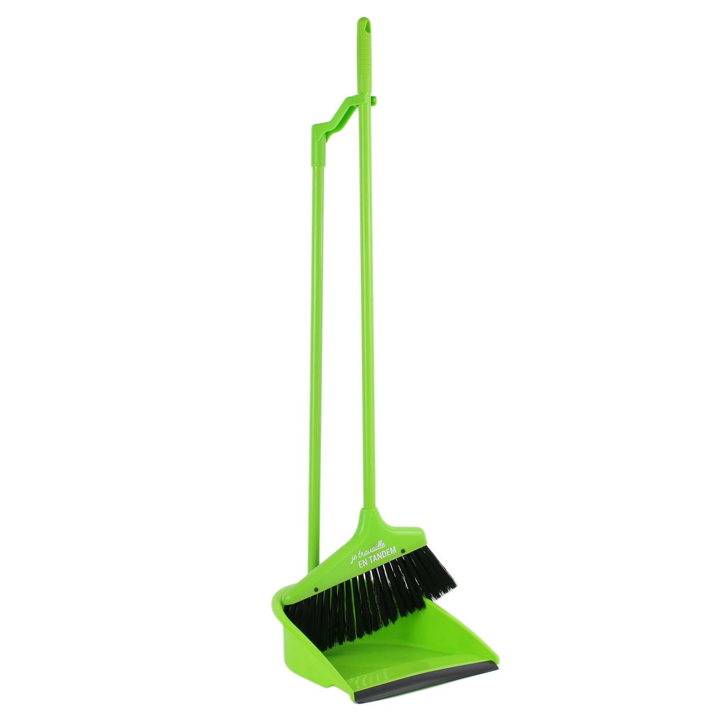 Home Deco Factory Stoffer en blik - kunststof - groen - H81,5 cm -