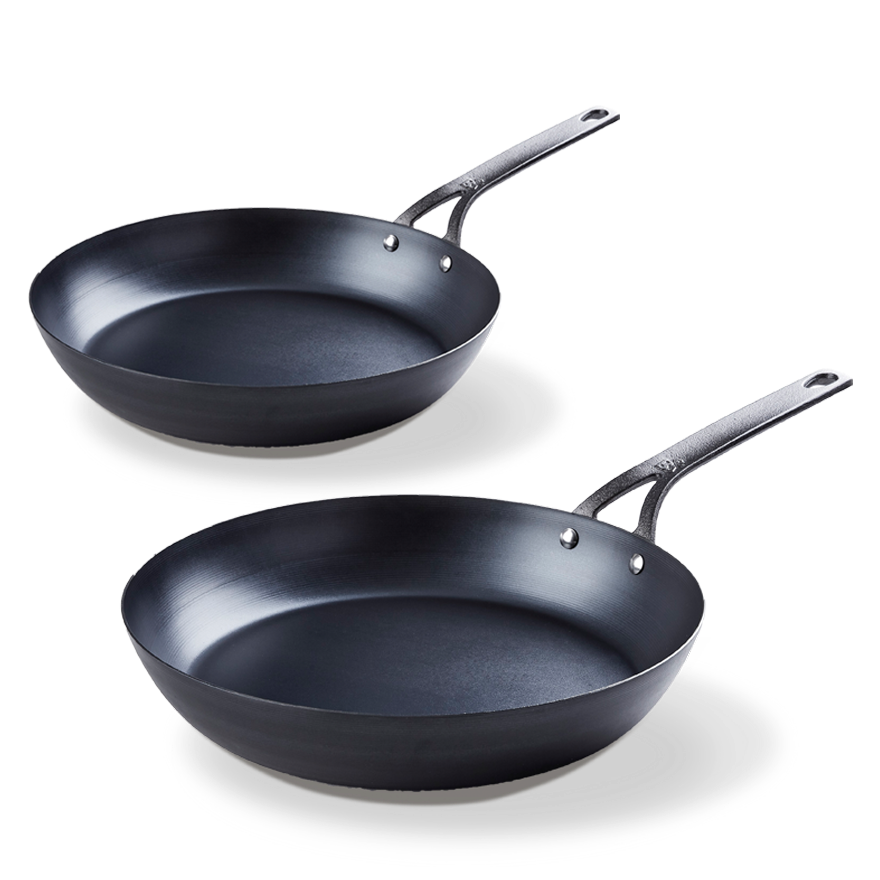 Bk Black Steel koekenpannenset 20 en 28 cm