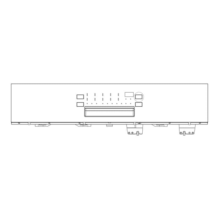 AEG controlepaneel, inox, , EDW1850, 590mm 8088621399