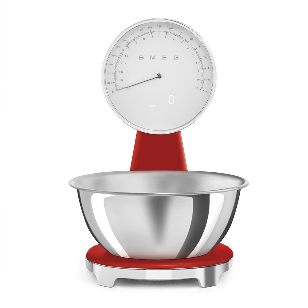 Smeg KSF01RDWW Keuken weegschaal Rood
