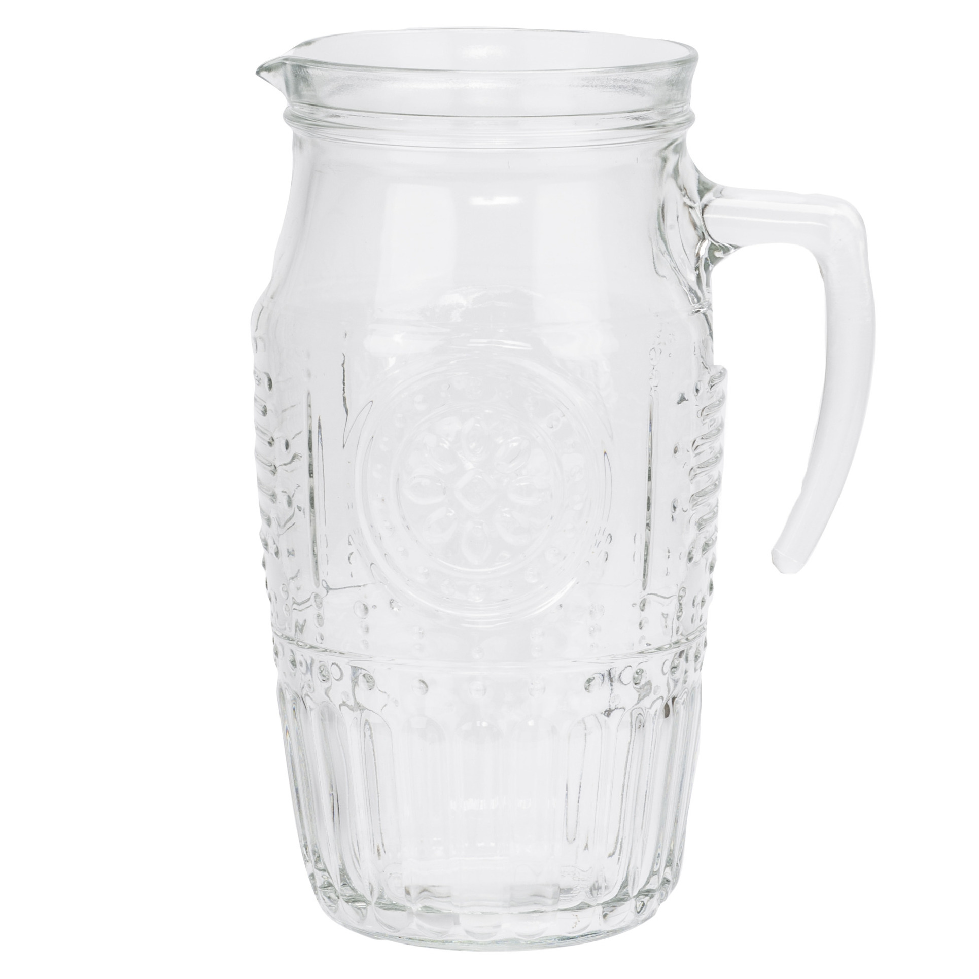 Bormioli Rocco schenkkan/waterkan - Glas - zonder deksel - 1,8 liter - Sapkan -