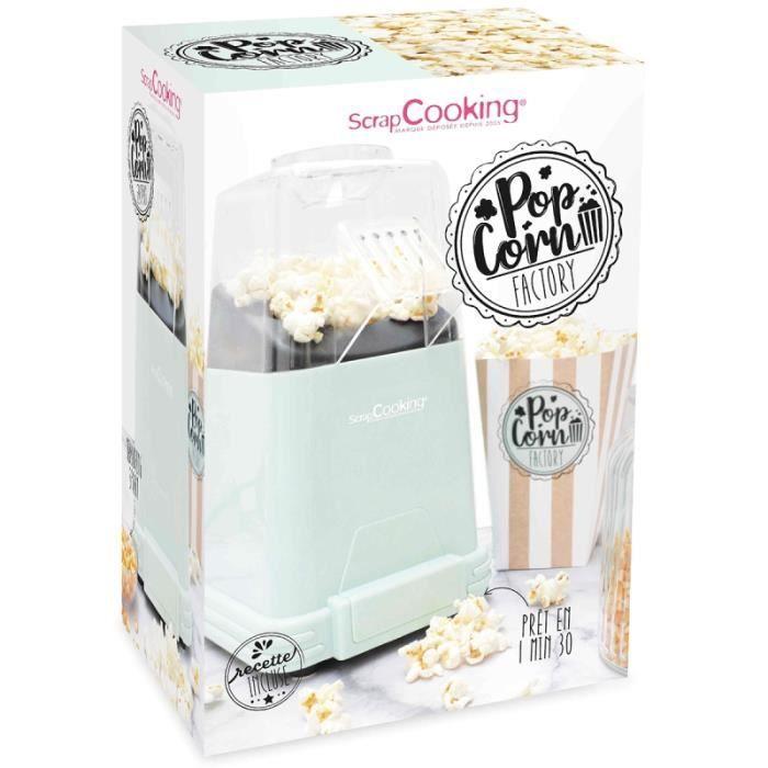 You do it Machine à Pop Corn - SCRAPCOOKING - Rétro Chic - 1200 Watt - Popcorns Sucrés et Salés