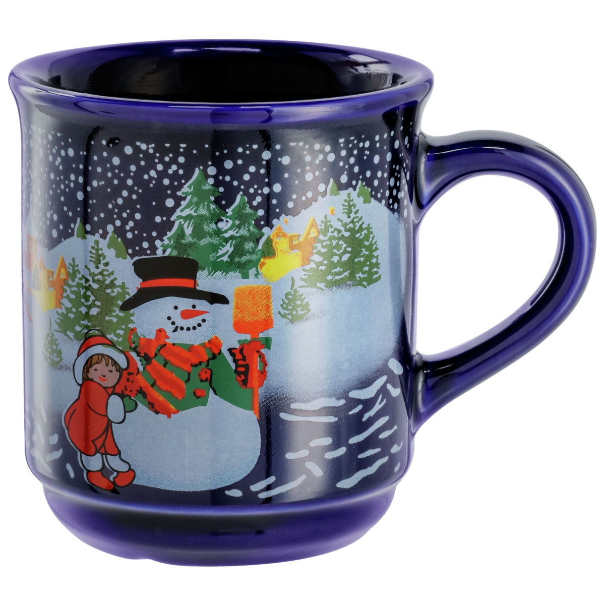 PULSIVA Kerstmok; 240 ml, 8x8.9 cm (ØxH); meerkleurig; rond; 24 stuk / verpakking