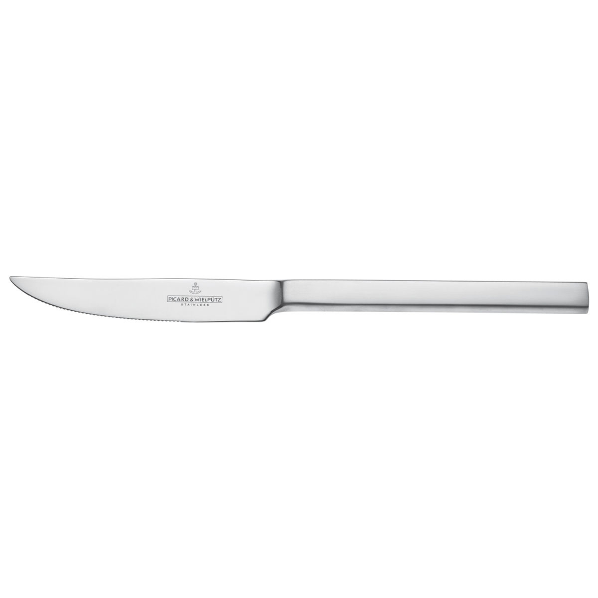 Picard + Wielpütz Steakmes Girona mat; 23 cm (L); zilver; 12 stuk / verpakking