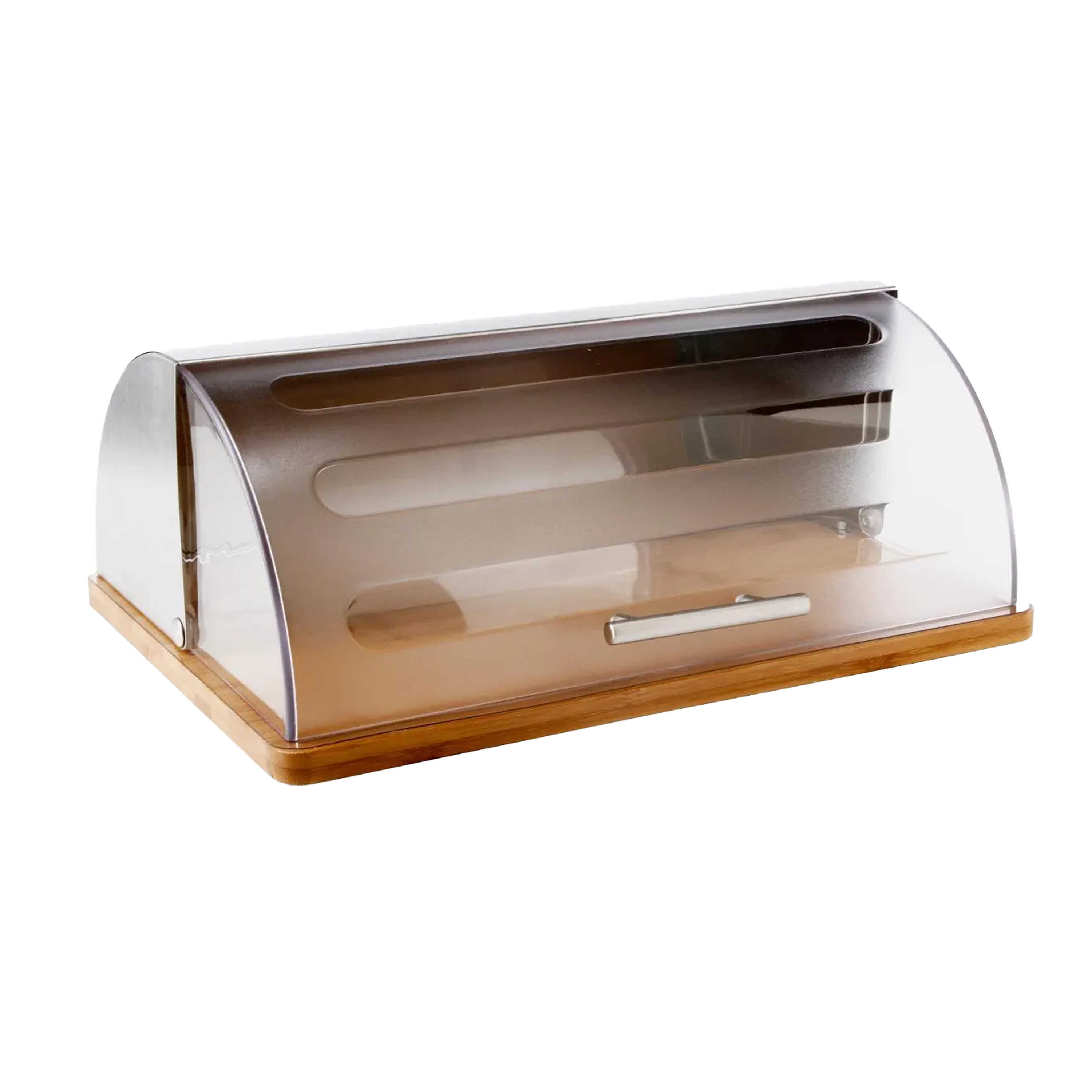 Zeller 5five Broodtrommel - roestvrijstaal - met deksel - x 17 x 29 cm -