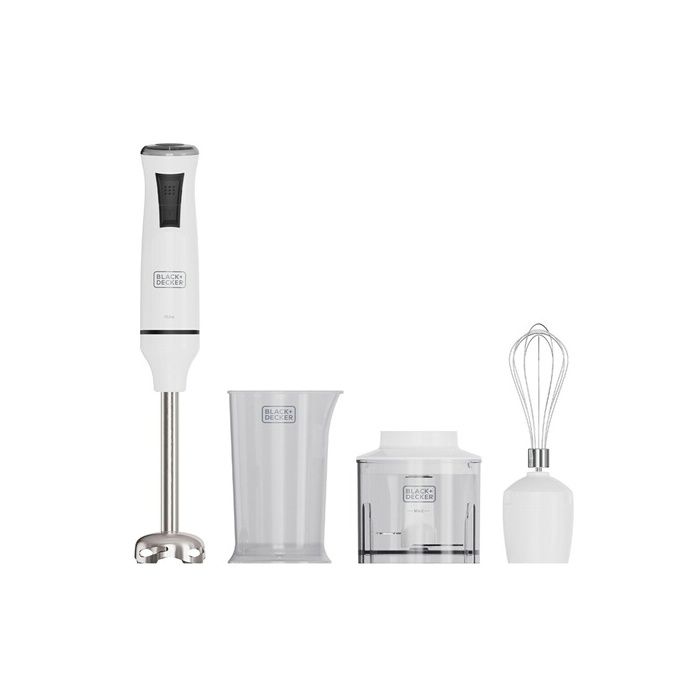 Winekh Pied mixeur Black & Decker BXHBA750E 750W ACCESSOIRISÉ