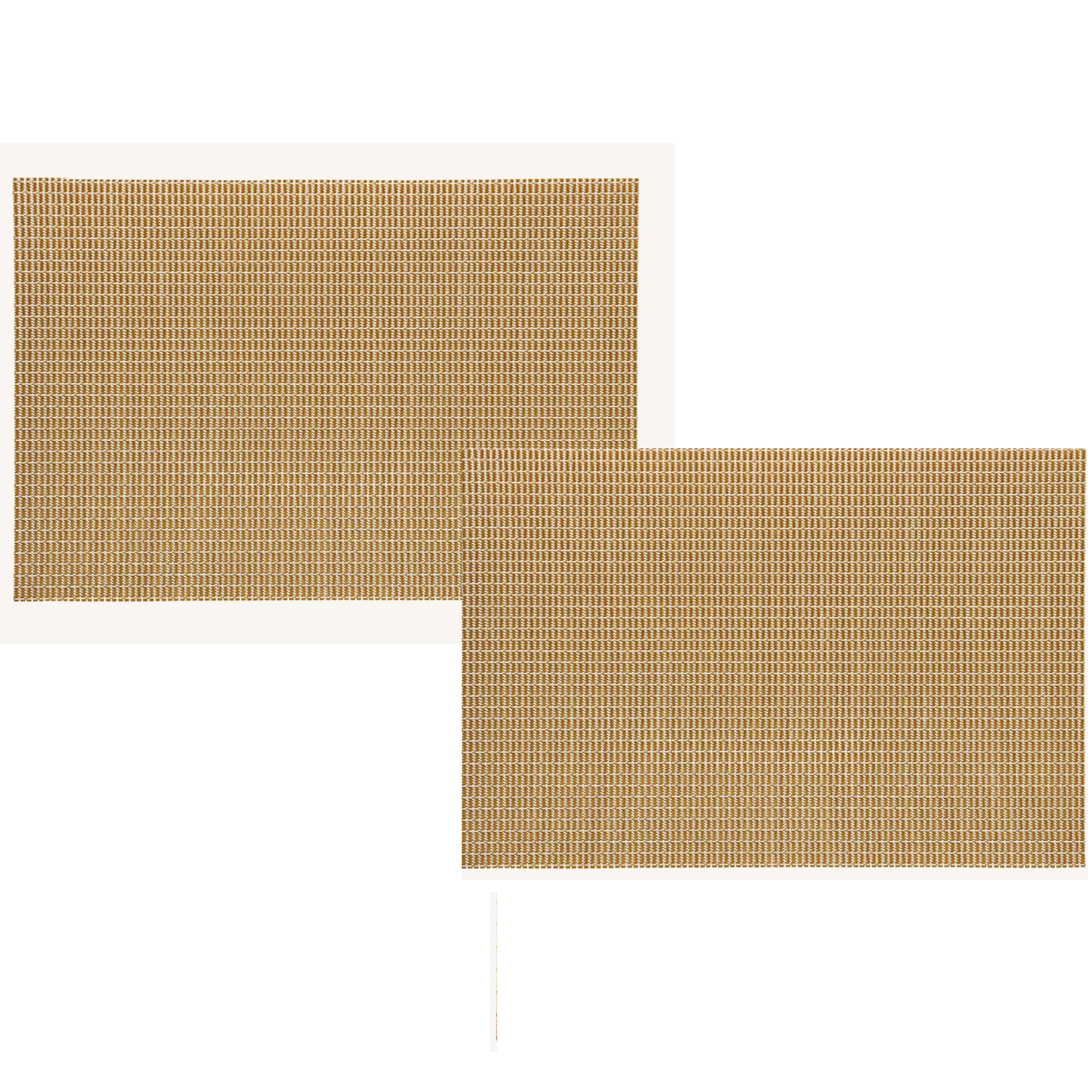 Merkloos G. Wurm Luxe Tafel placemats Louvre - 4x - goud - kunststof - 45 x 30 cm -