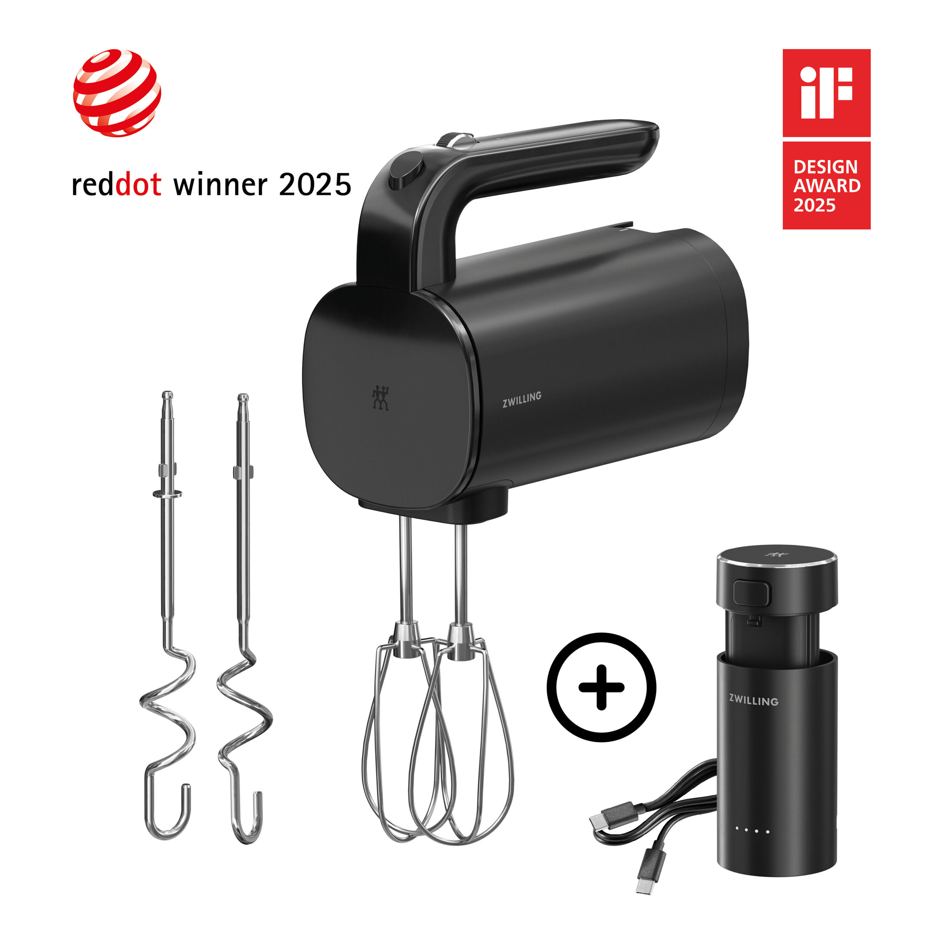 ZWILLING XTEND Draadloze handmixer startset, Startset inclusief batterij - XTEND - 