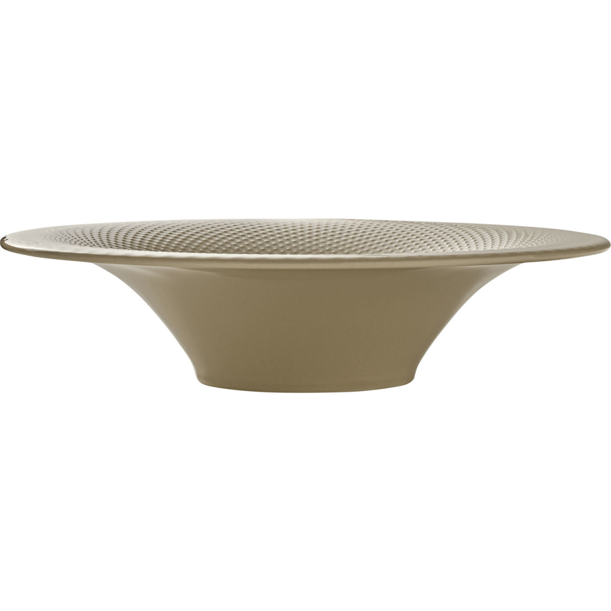 HEART&SOUL Diep bord Pine Relief ronde coup; 400 ml, 27x6.5 cm (ØxH); beige; rond; 6 stuk / verpakking