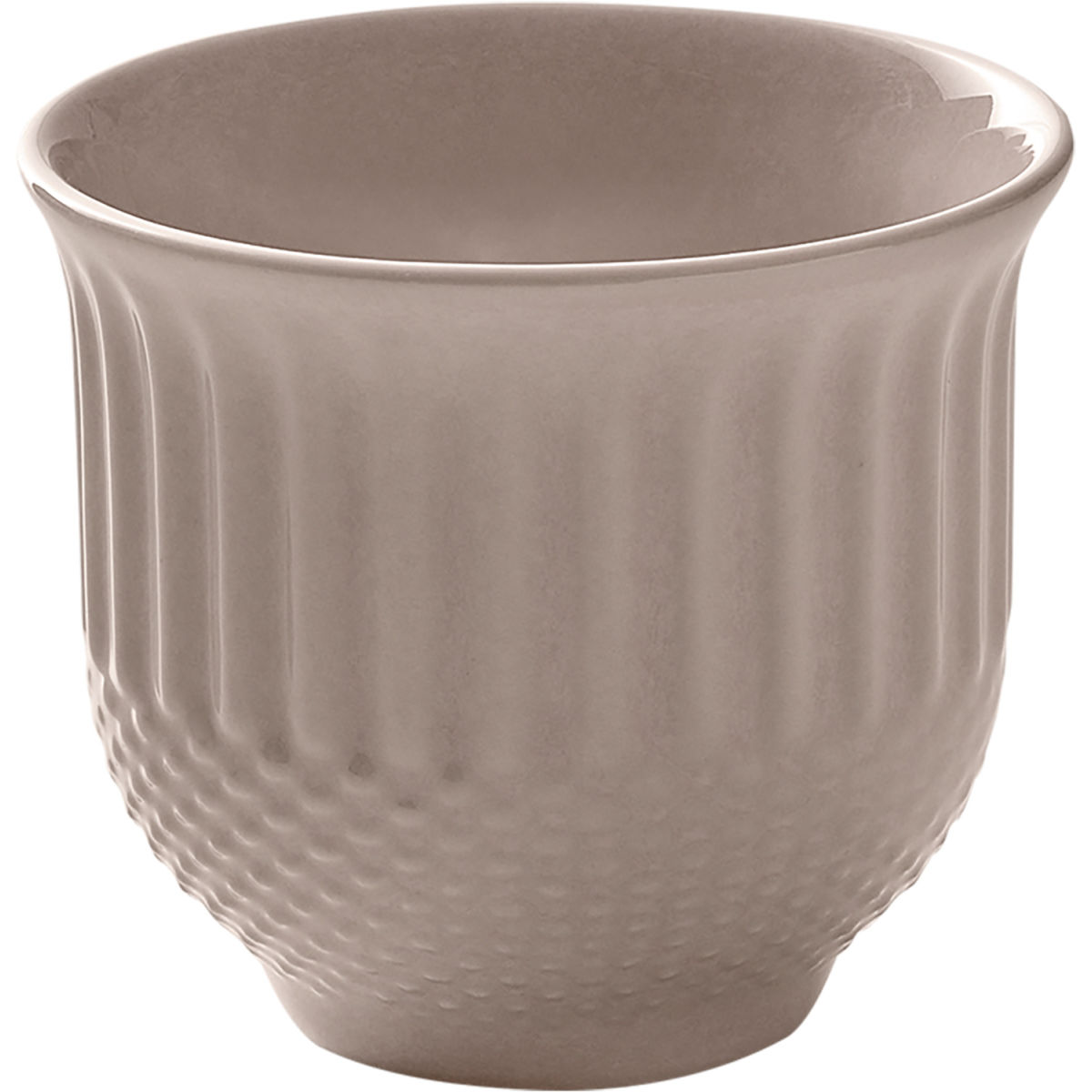 HEART&SOUL Beker Pine Relief 0,3l; 300 ml, 9x8 cm (ØxH); rosé; 6 stuk / verpakking