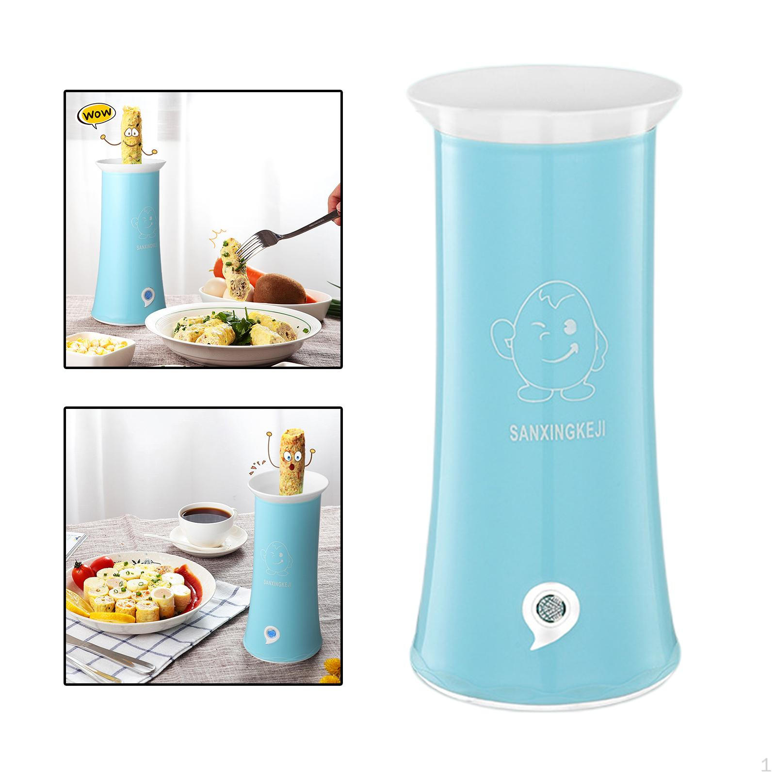 Hobbies mall Automatische Loempiamaker Elektrische Eieren Worstkoker Blauw blauw