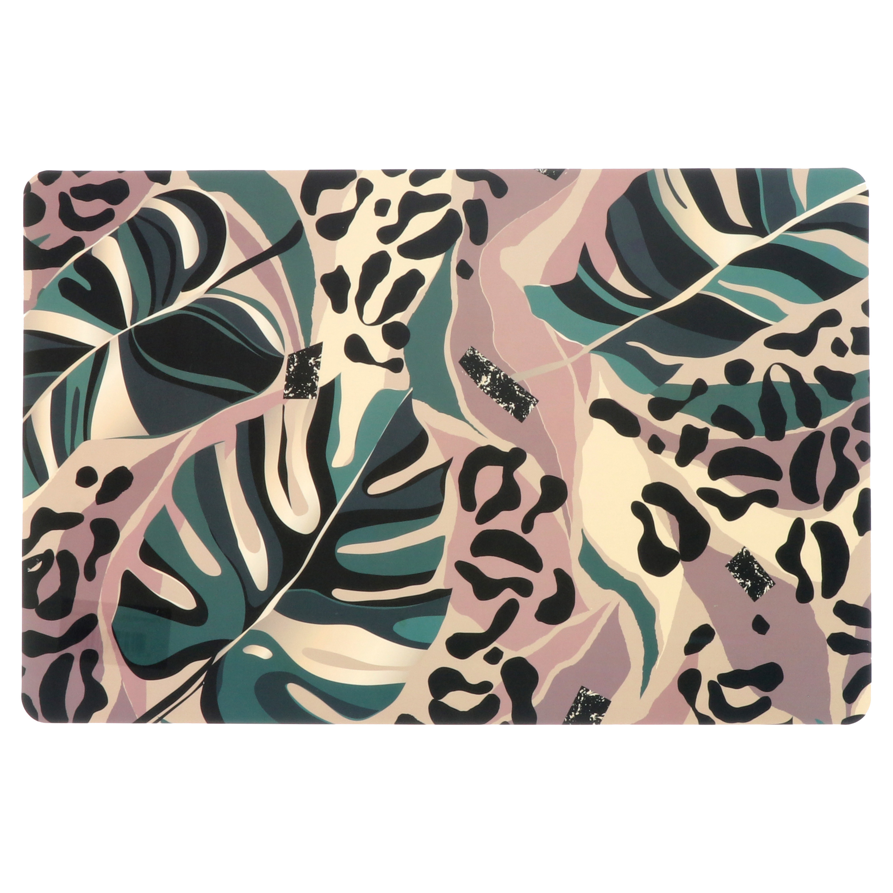 Unique Living Placemat Jungle - Monstera bladeren - x 28 cm - tafeldecoratie -