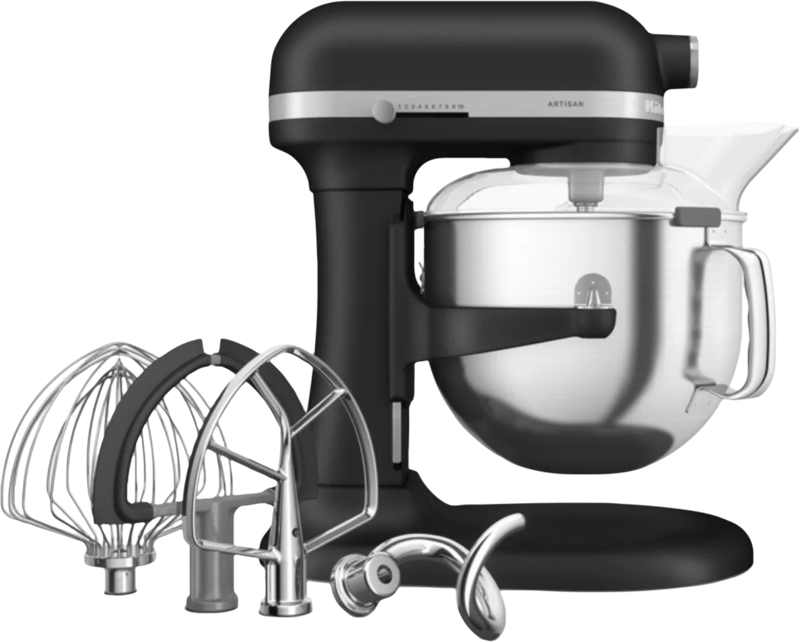 KitchenAid Artisan Bowl-Lift 5KSM70SHXEBK Vulkaanzwart