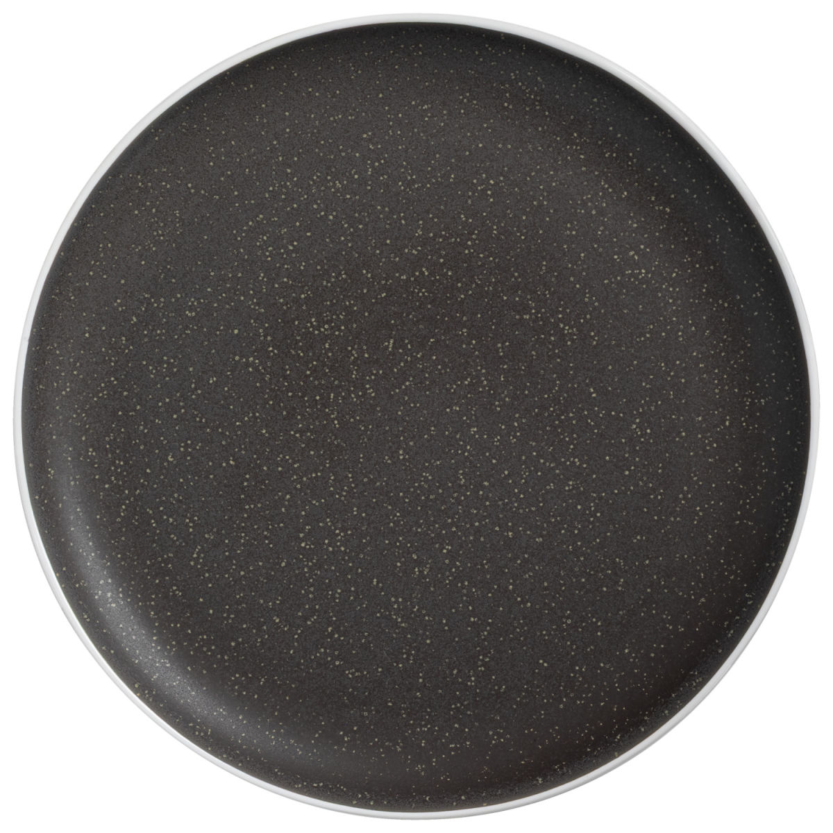 Vega Plat bord Ossori; 27 cm (Ø); donkertaupe; rond; 4 stuk / verpakking