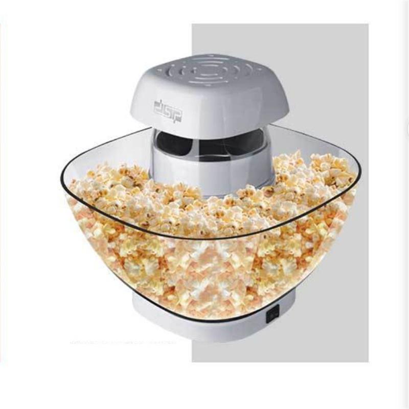 CAOW4 Popcornmachine Automatische huishoudelijke elektrische popcornsnacks die apparaat maken wit