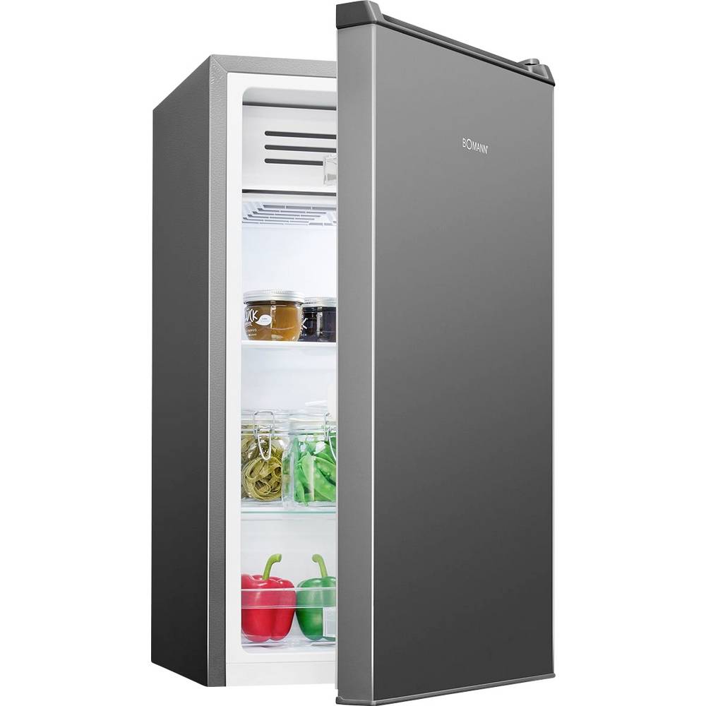 Bomann KS 7257 Koelkast Energielabel: E (A - G) 83 l Staand apparaat Grafiet