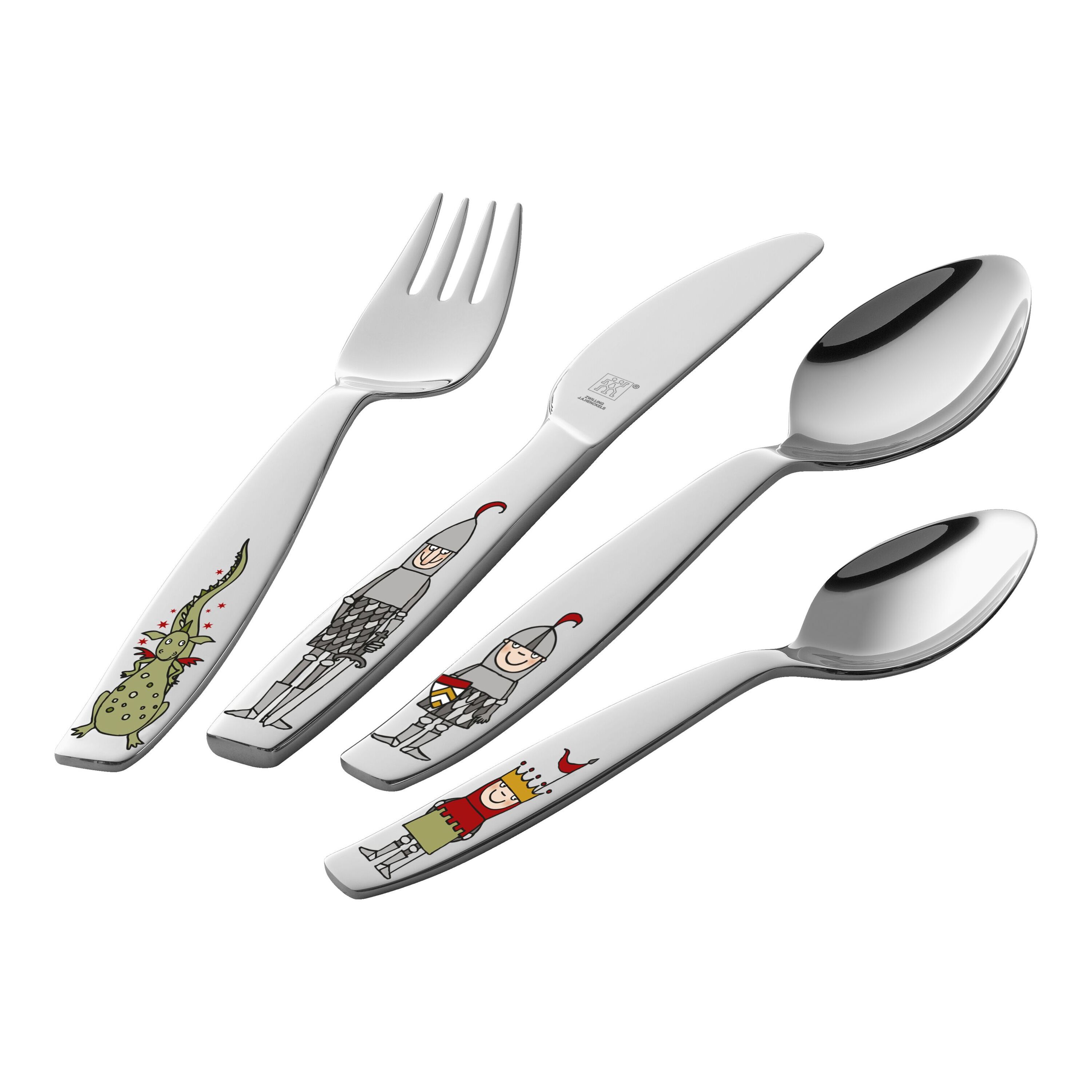 ZWILLING Ridder Eckbert Kinderbestekset, 4-delig - Ridder Eckbert - 