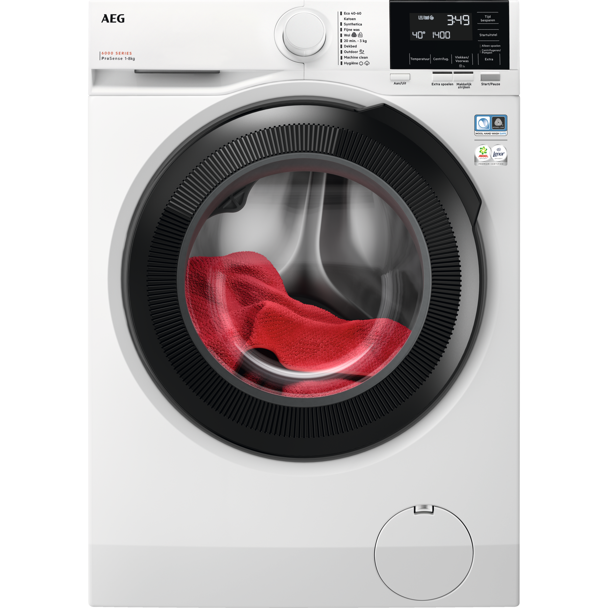 AEG 6000 ProSense - Wasmachine voorlader 8 kg LR63864
