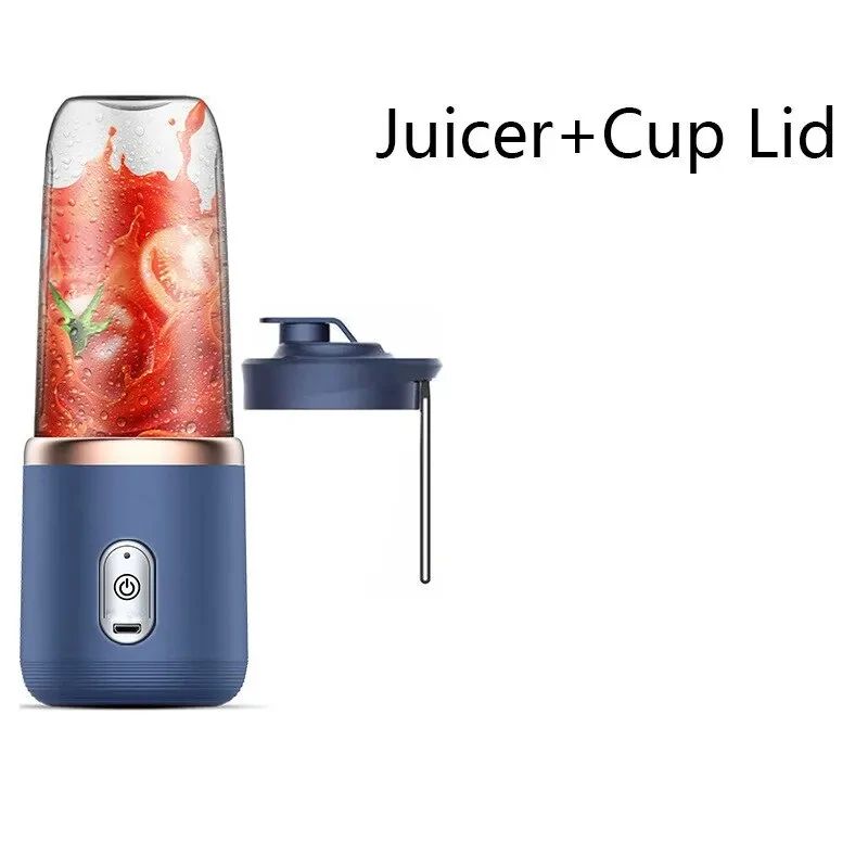 KITCHEN-MALL Draagbare Vruchtensap Blenders Zomer Persoonlijke Elektrische Mini Fles Thuis USB 6 Blades Juicer Cup Machine Voor Keuken
