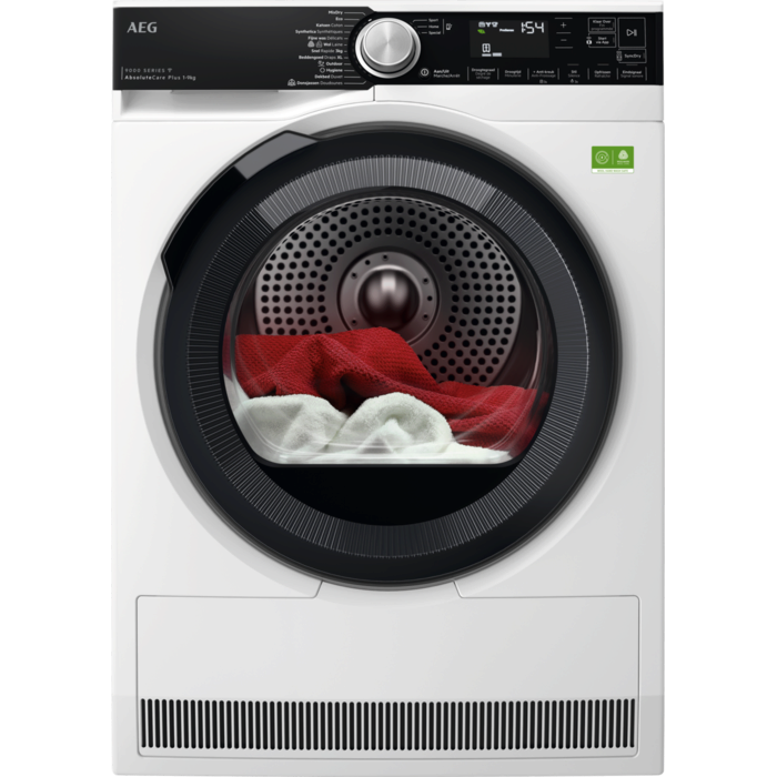 AEG 9000 AbsoluteCare Plus - Warmtepomp Droger 9 kg T97DR9B6PC