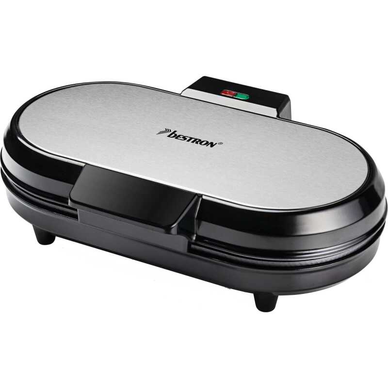 Bestron ADWM730S Dubbele wafelmaker voor klassieke hartvormige wafels Wafelijzer