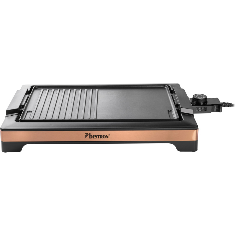 Bestron BBQ grill Koper ABBQ2000CO Elektrische bakplaat