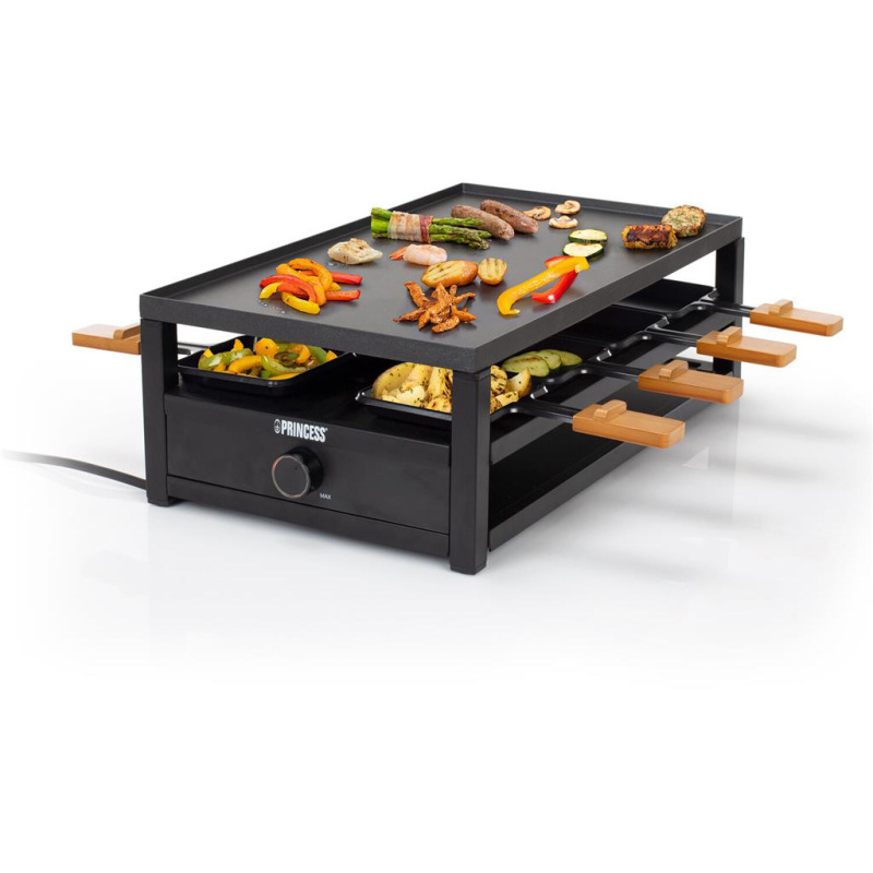 Princess Black steel raclette Gourmetstel