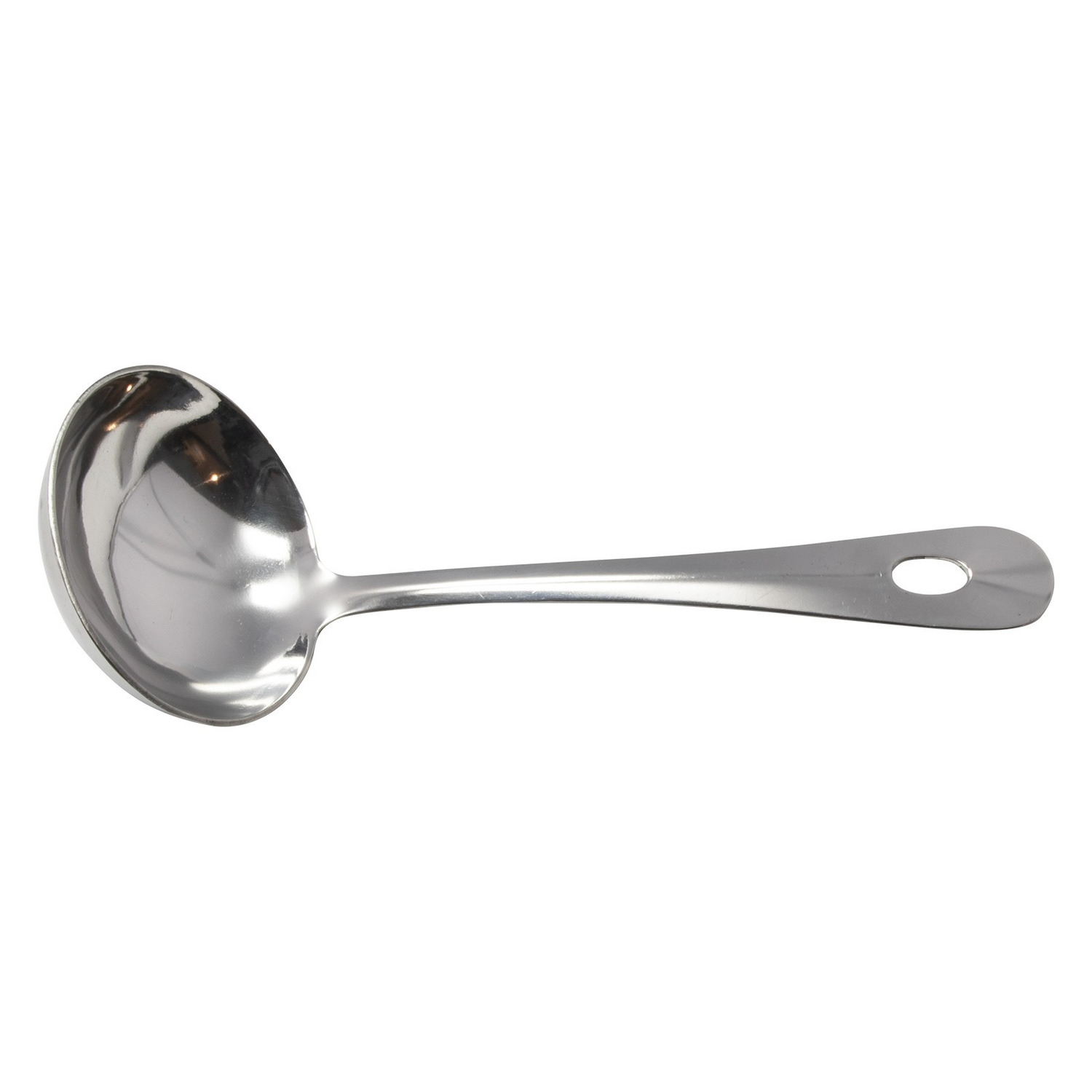 Merkloos Opscheplepel - RVS - sauslepel - juslepel - 20 cm - keukengerei -