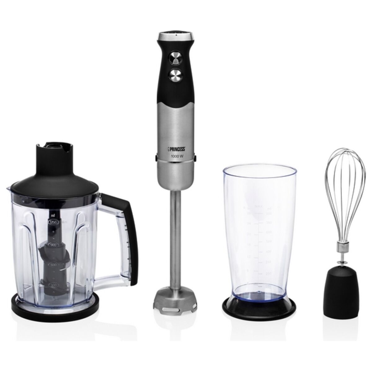 HomeTech Hand-held Blender Princess 01.221221.01.001 0,8 L 1000W Black 1000 W