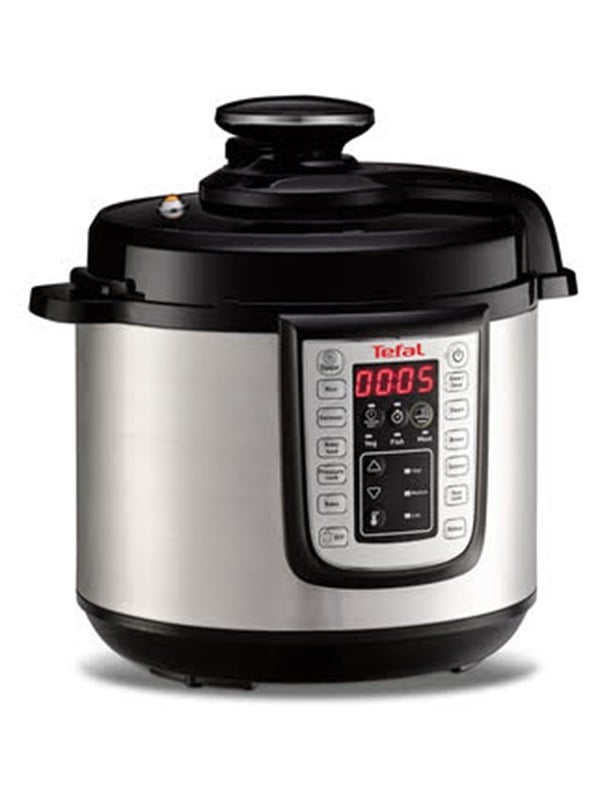 Tefal All-in-One CY505 Pressure Cooker - 6L / Black & Stainless Steel
