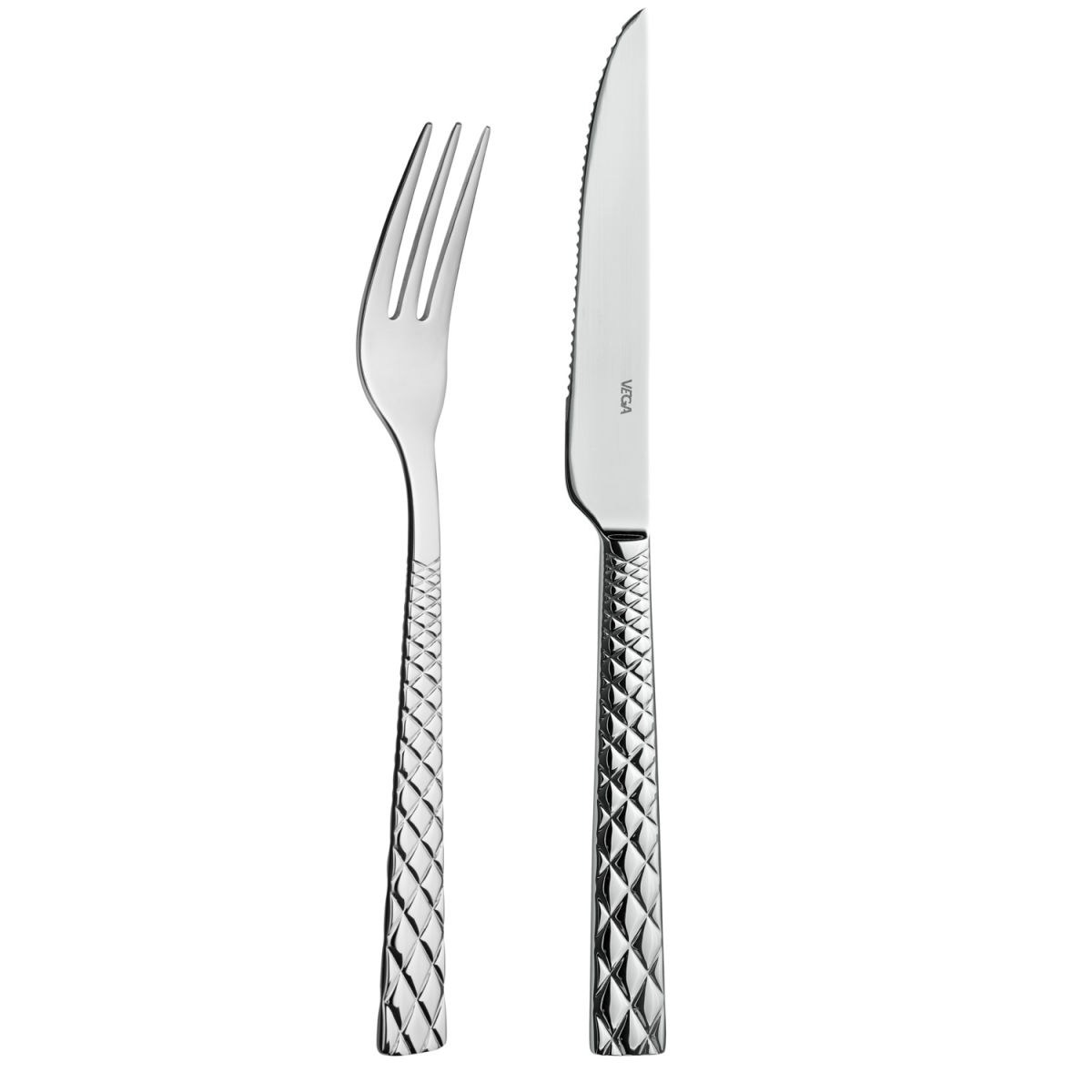 Vega Steakbestekset Brilio 12-delig; zilver
