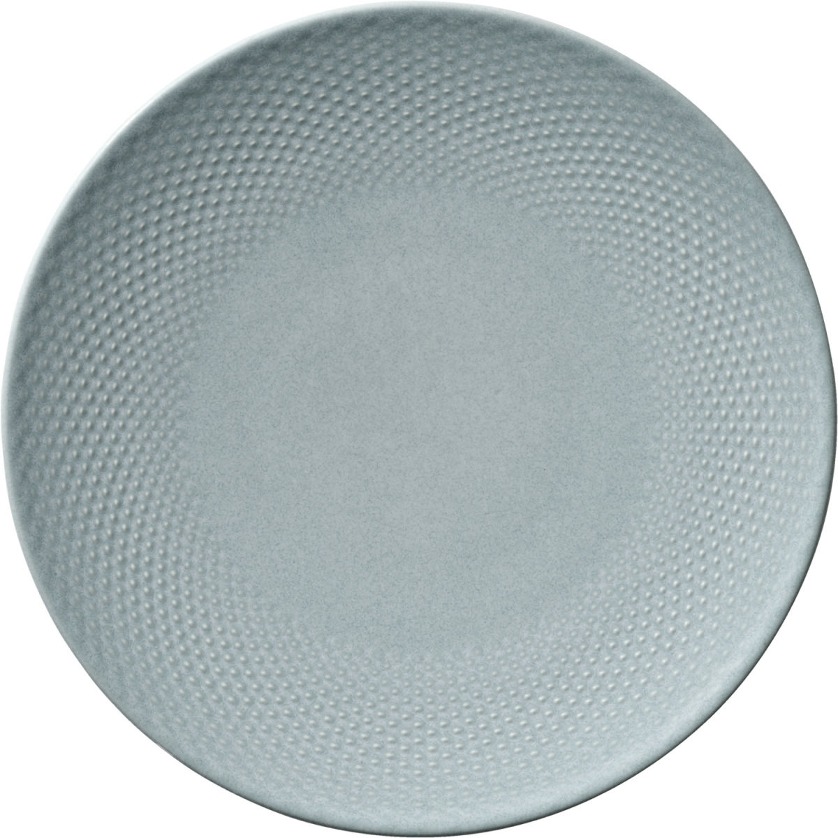 HEART&SOUL Plat bord Pine Relief ronde coup; 24x2.5 cm (ØxH); lichtblauw; rond; 6 stuk / verpakking