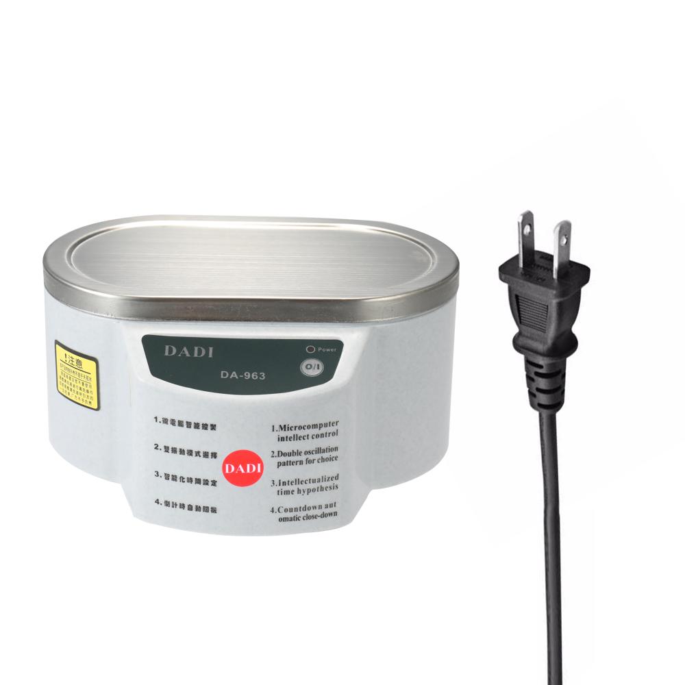 Dadi Mini-formaat huishoudelijke digitale ultrasone reiniger horloges glazen printplaat reinigingsgereedschap US Plug 30W