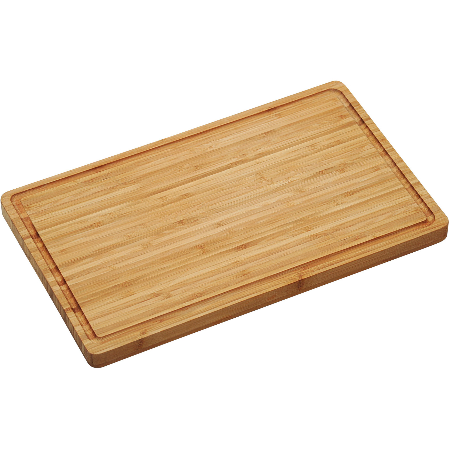 Kesper Bamboe houten snijplank - 3 cm dik - 27 x 45 cm - Keuken - Proffessional - Dikke snijplanken -