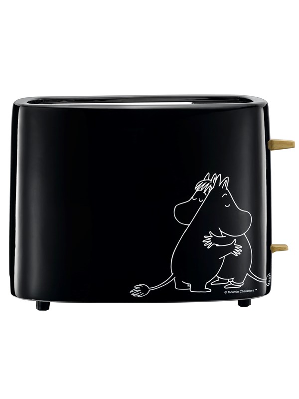 Moomin Broodrooster ceramic toaster black