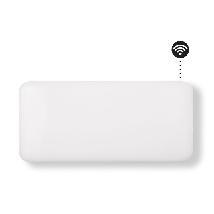 Mill Steel WiFi paneelverwarming PA1500WIFI4A met voet, 1500 Watt convector