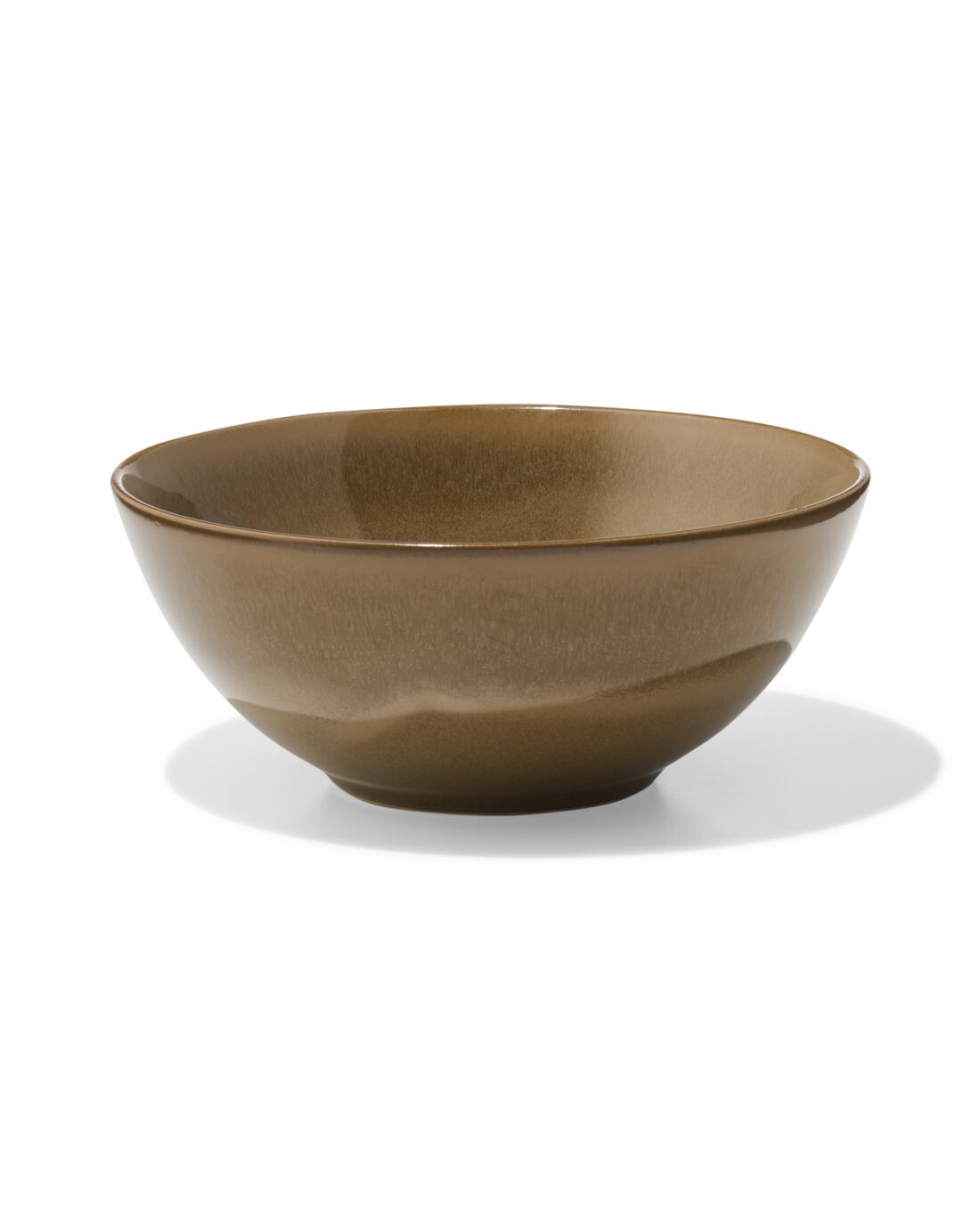 HEMA Schaal 16cm Monaco reactief glazuur donkerbruin (donkerbruin)