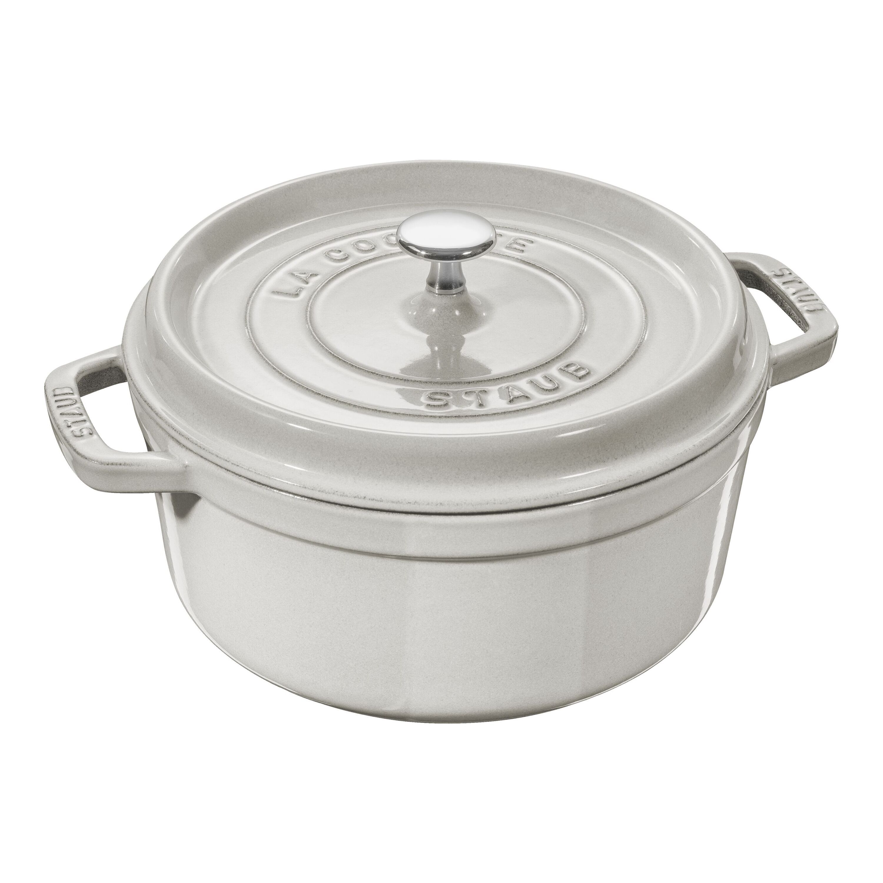 Staub La Cocotte Cocotte 24 cm / 3,7 l, Rond, White truffle - La Cocotte - 