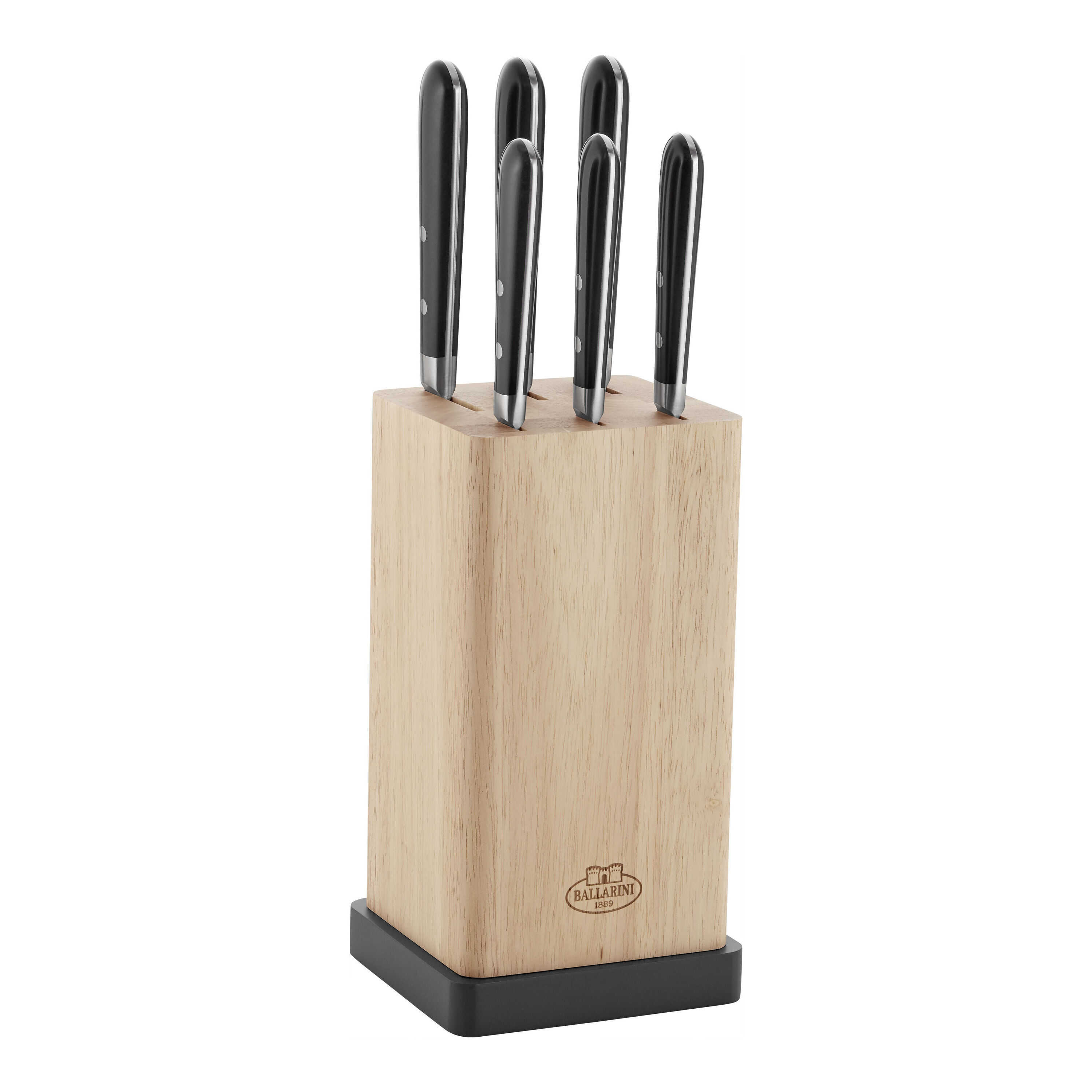 BALLARINI Avola Prestigio 7-delig, Messenblok, Zwart - Avola Prestigio - 