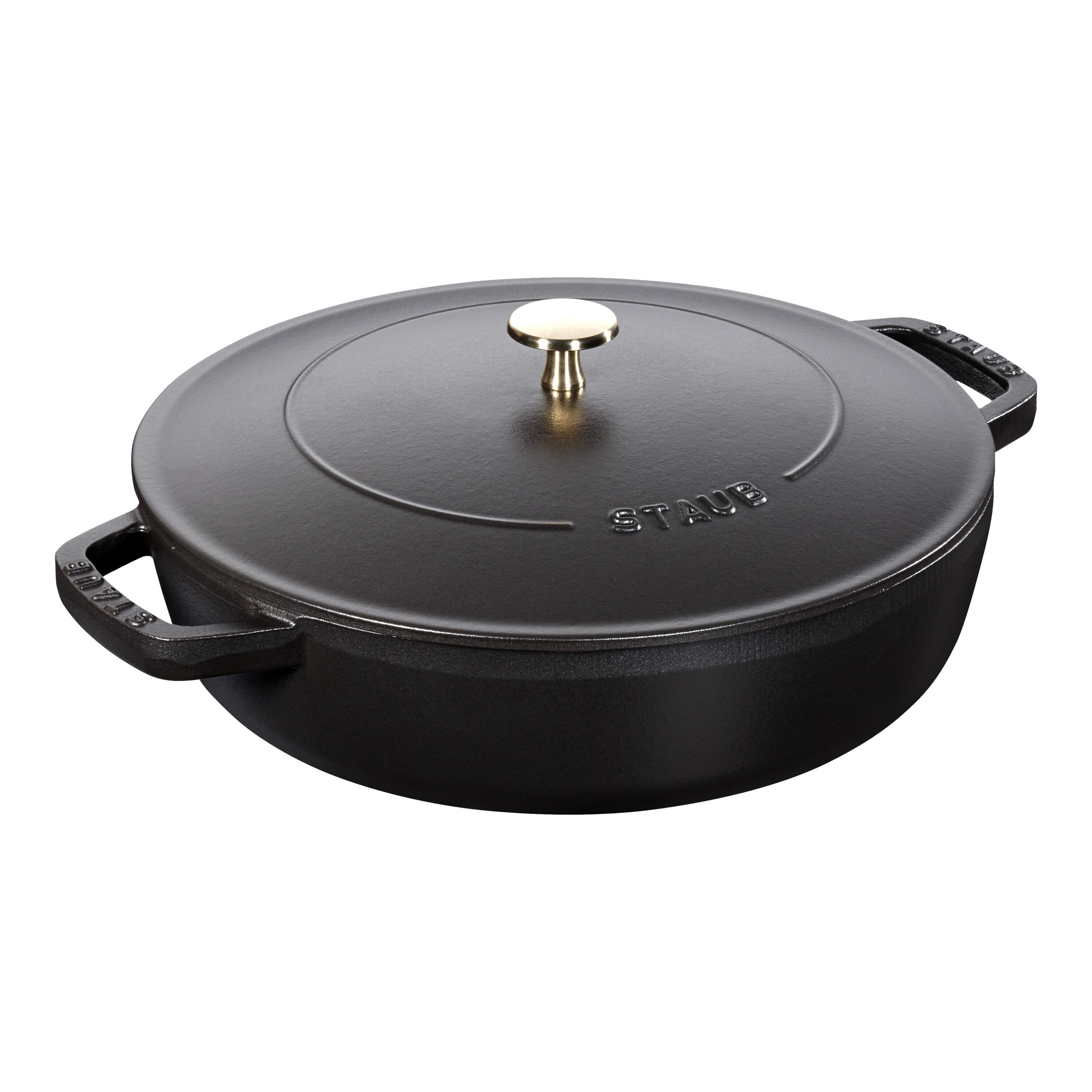 Staub Braisers Sauteerpan Chistera 28 cm / 3,7 l, Zwart - Braisers - 