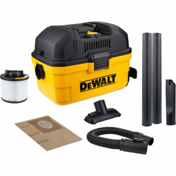 DeWALT DXV15T Stofzuiger In Toolbox - Nat/Droog - 1100W - 15L