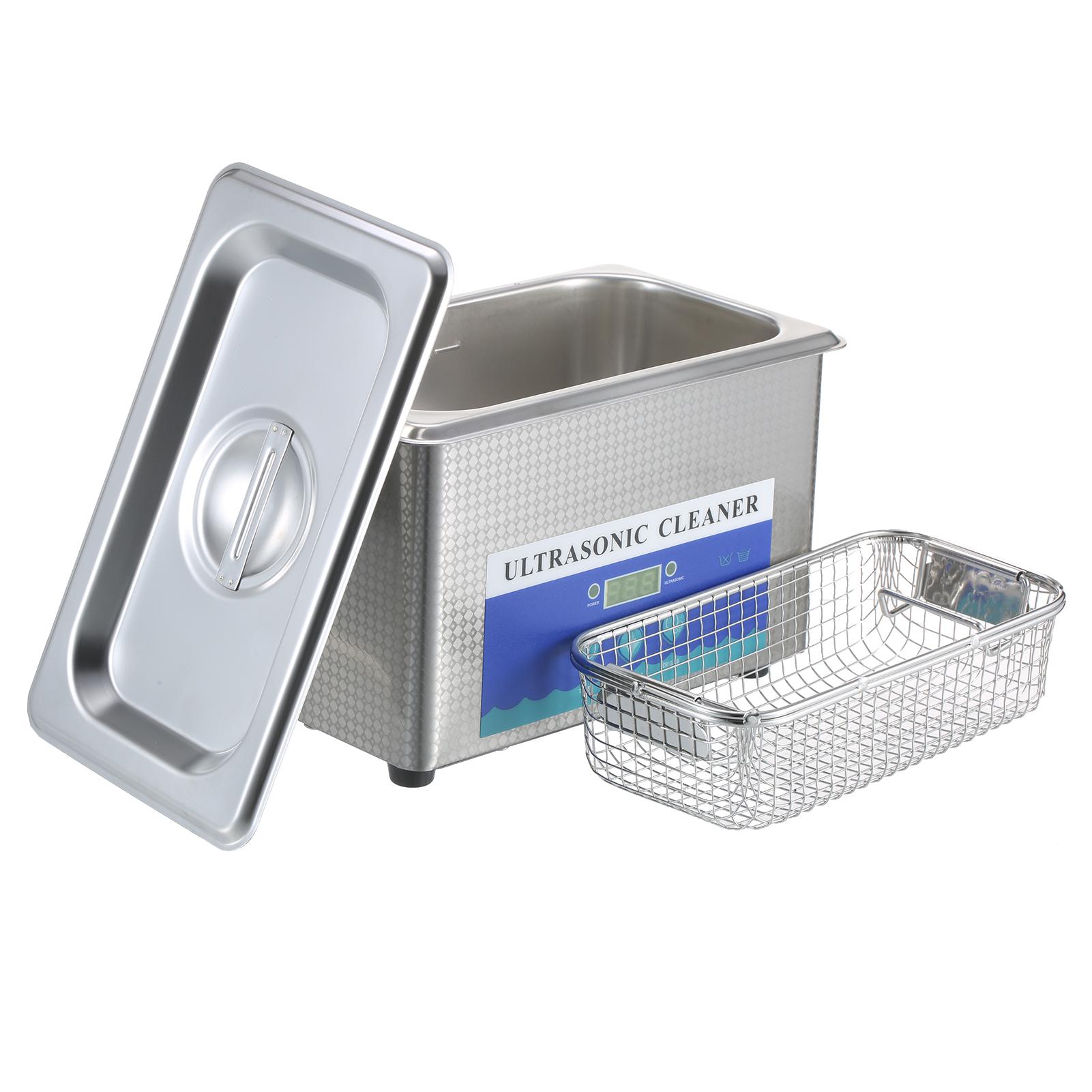 Cmperipheral 2 900 ml digitale ultrasoonreiniger met ontgassingsfunctie Huishoudelijke glazenreinigingsmachine EU Plug zilver