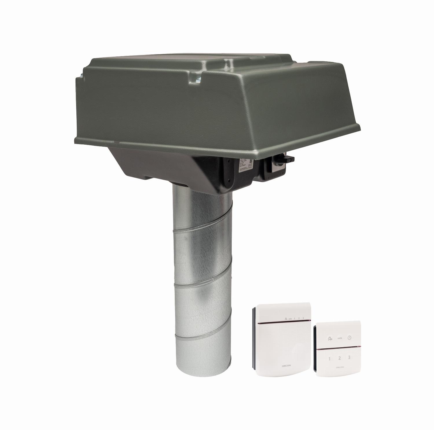 ORCON woonhuisventilator mpv-10wrb-co2 bovendaks gelijkstroom 21100195