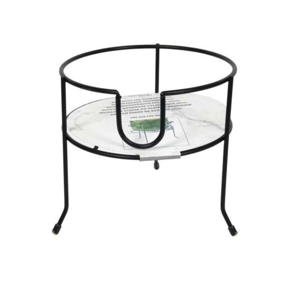 Svenska Living Standaard voor limonade/drankdispenser - zwart - d19 x h19 cm -