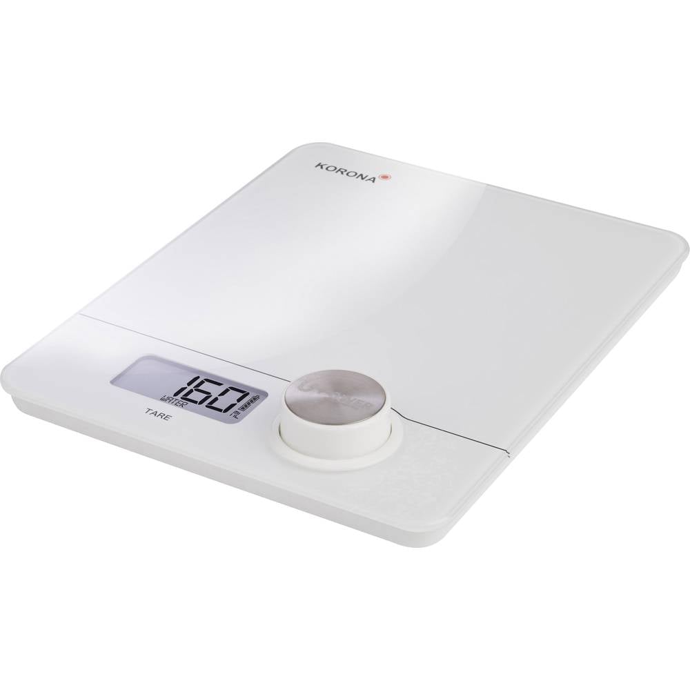 Korona Pia Keukenweegschaal Digitaal Weegbereik (max.)=5 kg Wit 230 x 190 x 20