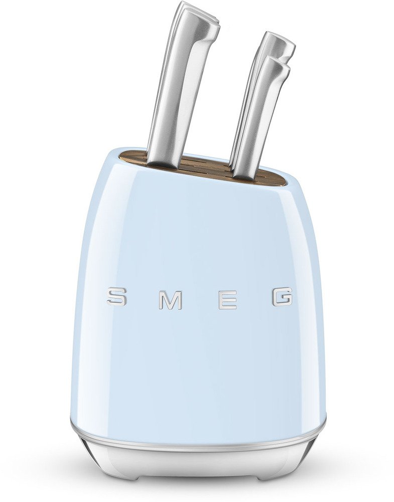 Smeg Messenblok Pastelblauw KBSF02PB | Keukenmessen | 8017709344207