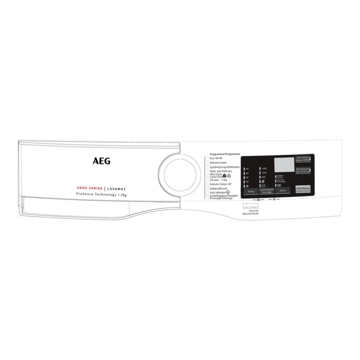 AEG controlepaneel, wit, , NL,FR 140230232013