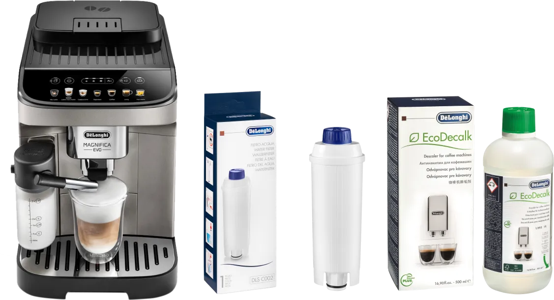 Delonghi De'Longhi Magnifica EVO ECAM290.81.TB + Onderhoudspakket